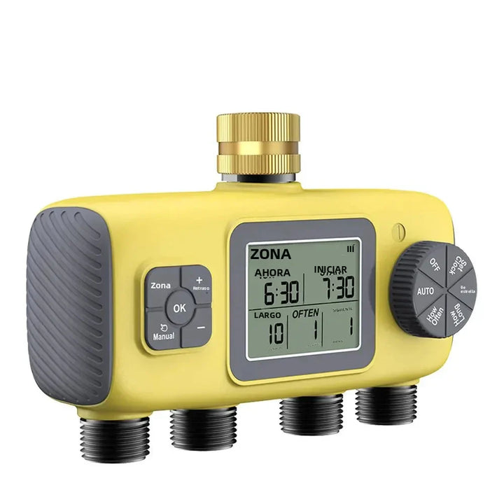 HydroVista - 4-sone digitalt vannsysteem med LCD-skjerm og IPX7 vanntett smartventilsystem Luvikno