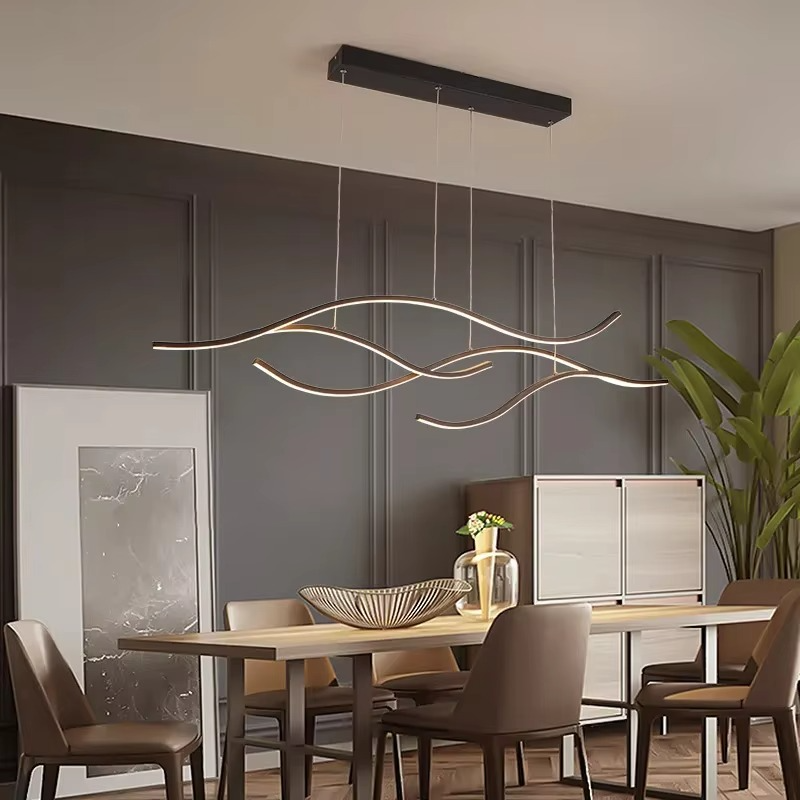 Elegant Moderne LED Taklysekrone for Stylisk Hjemmedekorasjon Luvikno