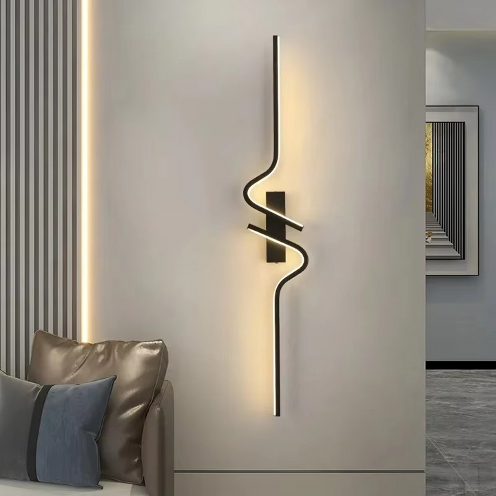 Elegant LED Vegglampe - Minimalist Indoor Lighting for Living Spaces Luvikno