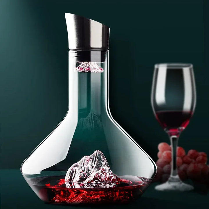 Vinkaraffel av Krystallglass med Moderne Design Luvikno