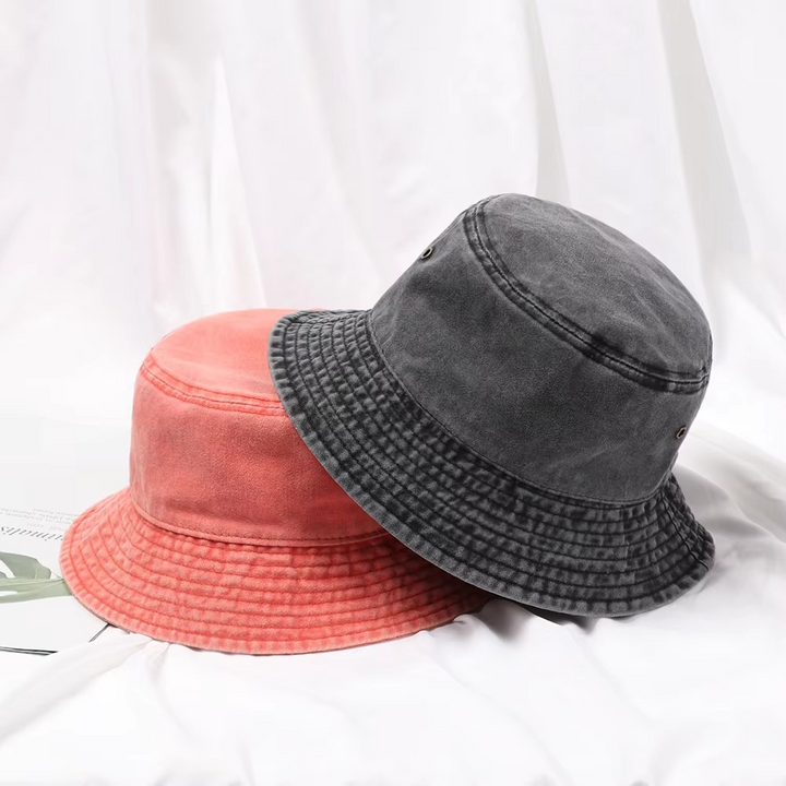 Allsidig Denim Buckethatt - Unisex, Faltbar & Stilig Luvikno
