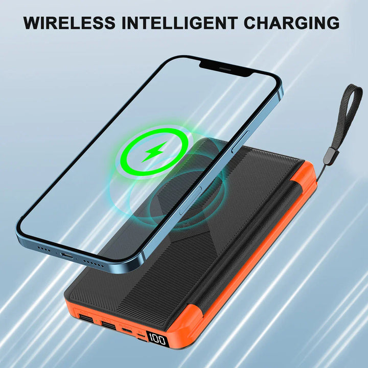 Solar Fast Charging Ultra-Large Capacity Portable Powerbank | Luvikno