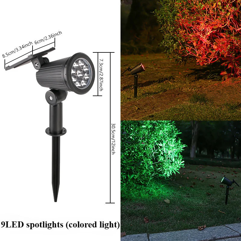 Solar LED Hage Spotlight Utendørs | Luvikno