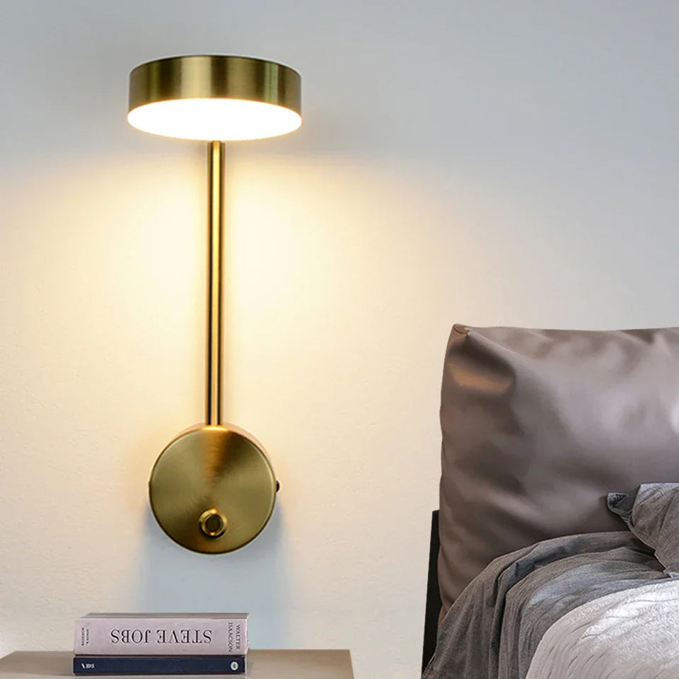 NordicGlow - Justerbar LED Vegglampe for Moderne Interiør Luvikno