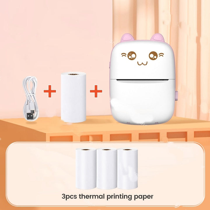 Mini Cat Termisk Luviknouetooth Etikettprinter | Luvikno