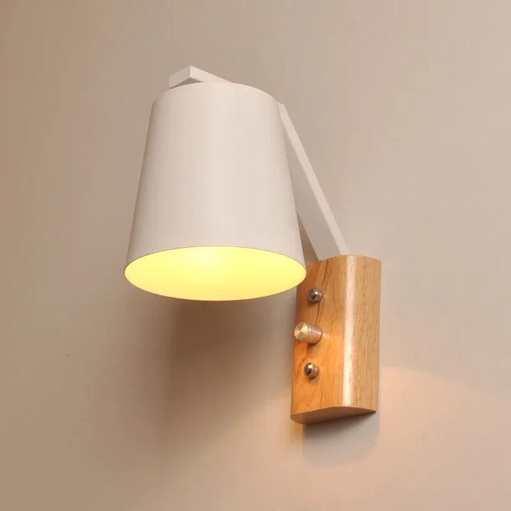 WoodGlow Light – LED Vegglampe for Soverom Luvikno