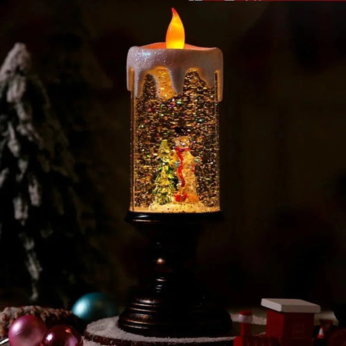 Snowfall Crystal Julelys | Luvikno