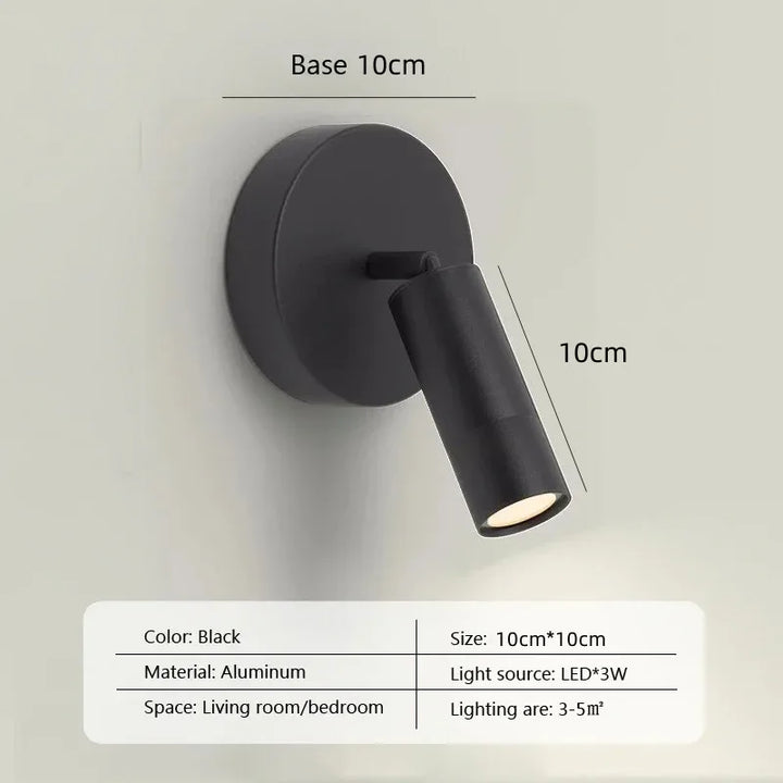 LumiNest – Elegant LED Vegglampe for Soverom & Hotell Luvikno