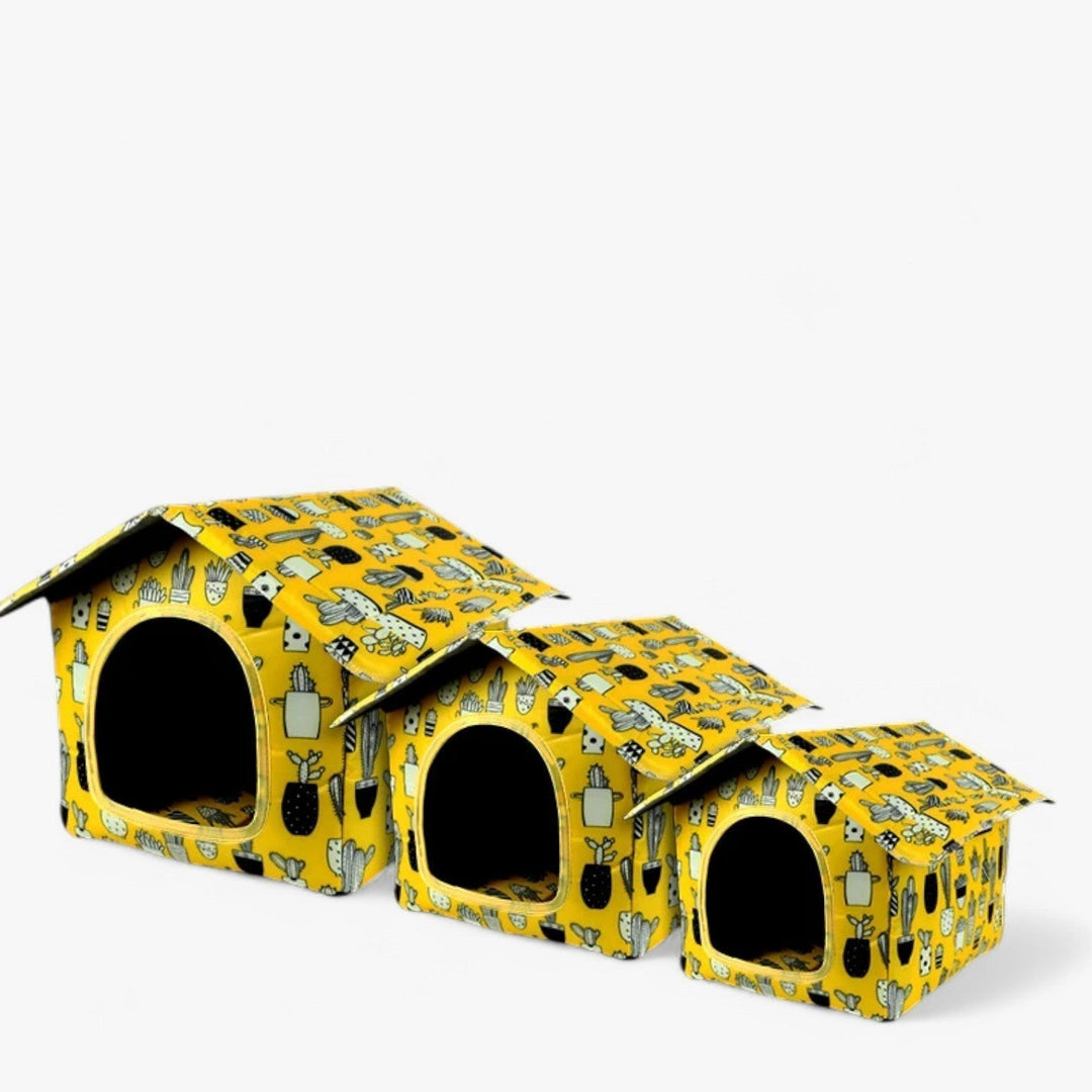 Weatherproof Animal House "CozyNest" for Cats and Small Dogs | Luvikno