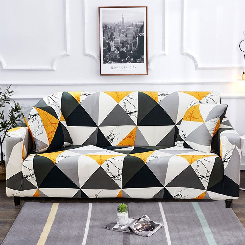 Moderne Antiskli Fargerik Elastisk Sofatrekk | Luvikno