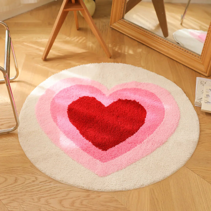 Gradient Heart Mat | Luvikno