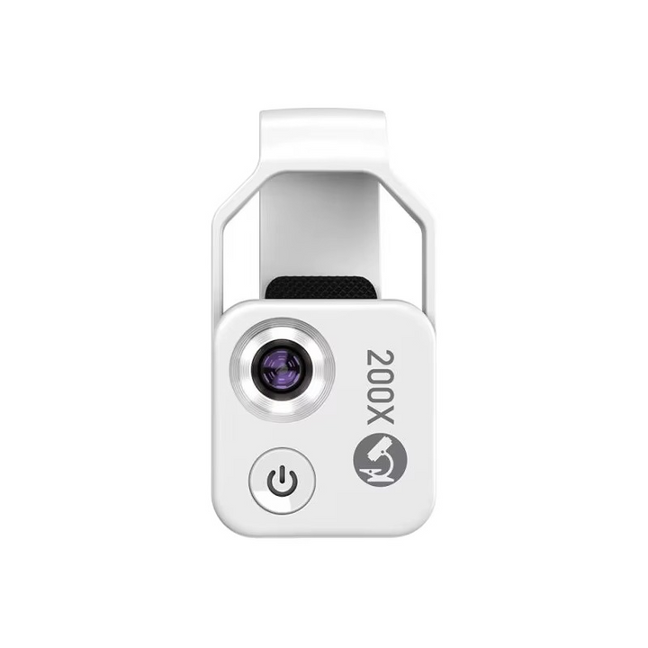 200X Zoom Profesjonell Mikroskop Linse for Smarttelefoner med Klype Luvikno