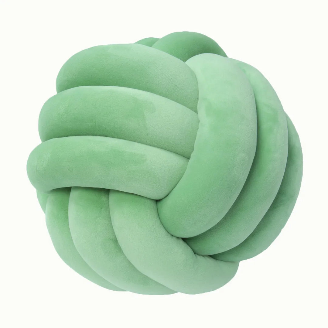 Plush Knot Cushion (Velour) | Luvikno