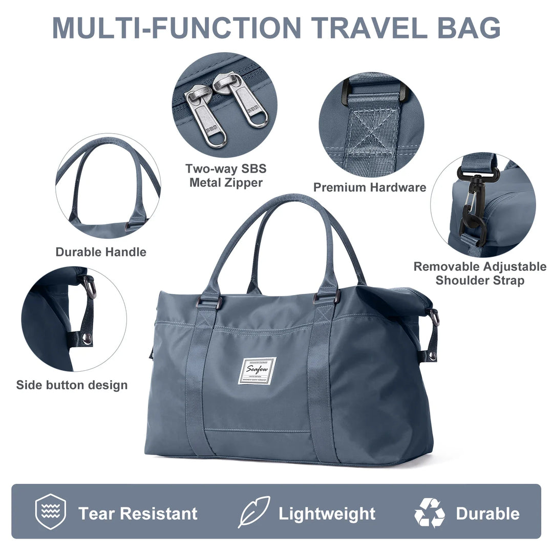 Luvikno | Aerovigo Reisebag Håndbagasje 40x20x25 | Stor Kapasitet | Helgetaske for Korte Turer | Flygodkjent Kabinbag