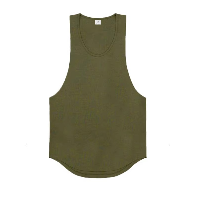 Herres Bomull Pustende Ermeløs Trenings Tank Top Luvikno