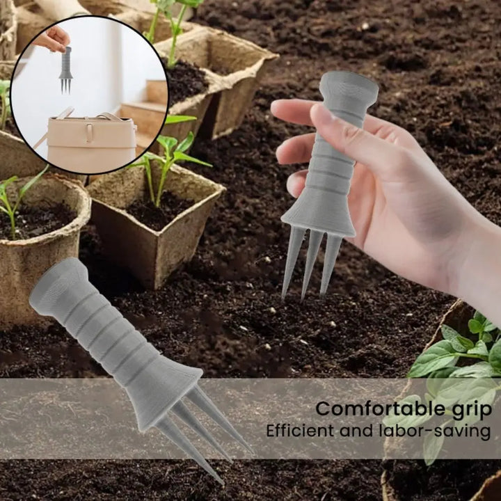 Luvikno | Aergrow Håndlufter laget av plast | Kompakt & Effektiv | 14,7 × 5 cm | For plener, bed og planteområder