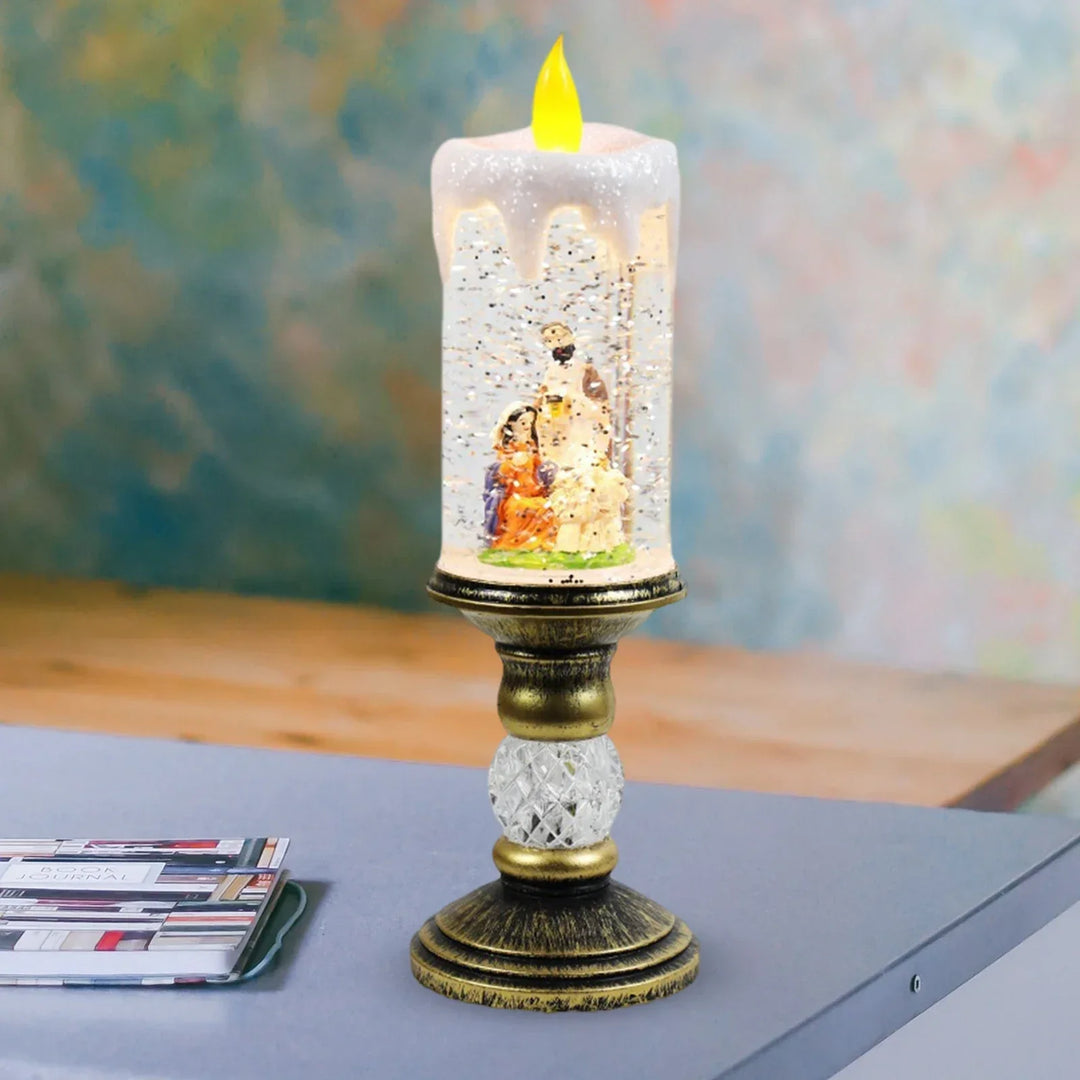 Crystal Echo Christmas Water Candle | Luvikno