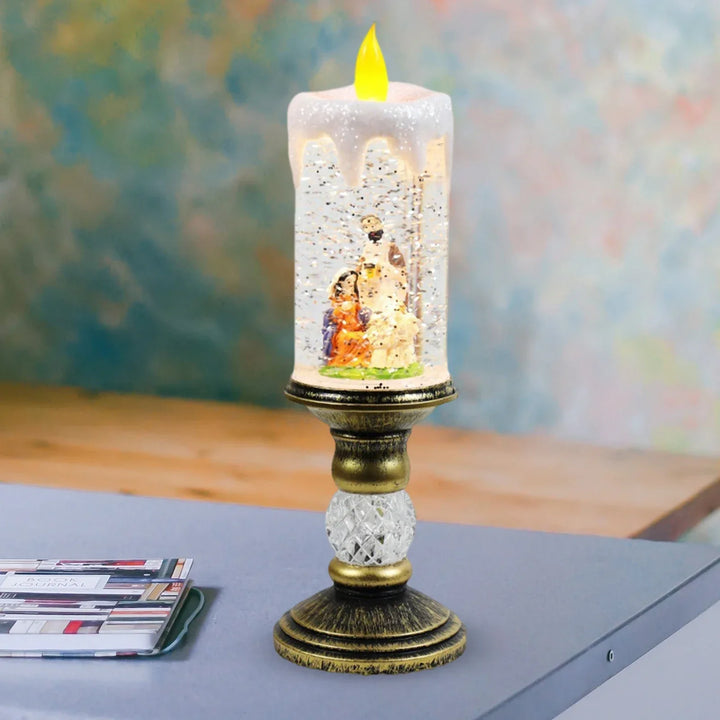 Crystal Echo Christmas Water Candle | Luvikno