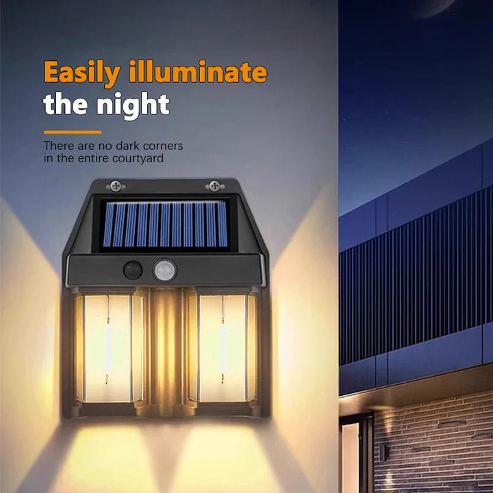 Nattvakt LED Solvegg Waterproof Lampe | Luvikno