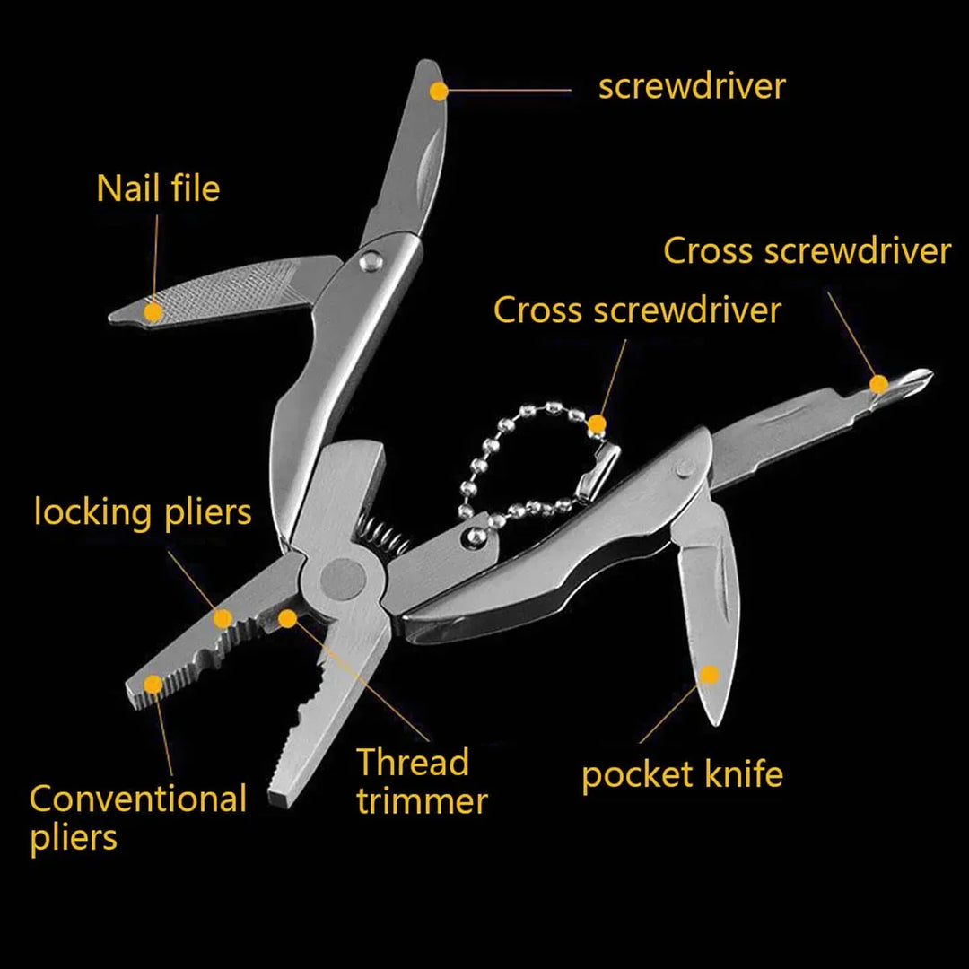 Stainless Edge EDC Multi-Tool Nødsituasjonsnøkkelring | Luvikno
