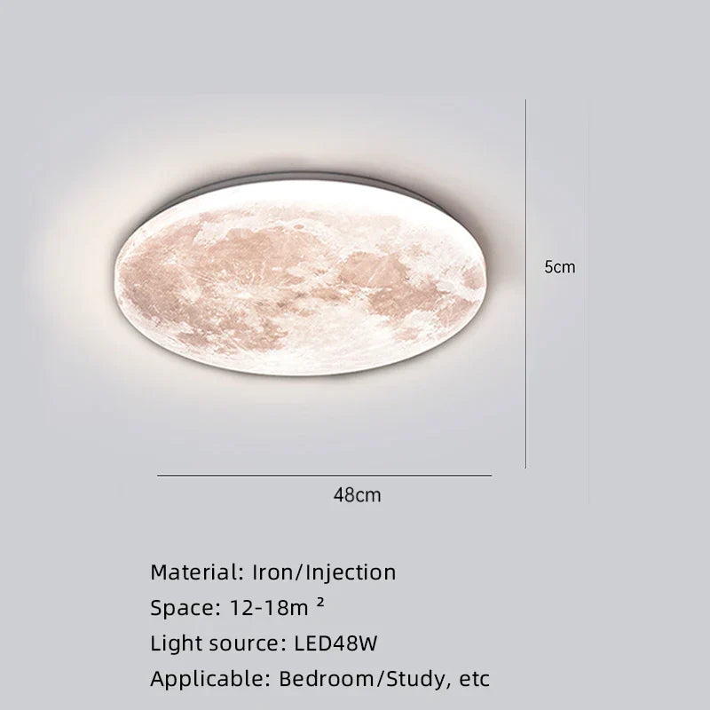 Måneoverflate Kunstnerisk Moderne Taklampe | Luvikno