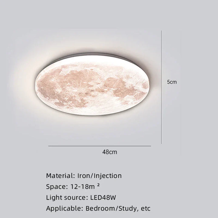 Måneoverflate Kunstnerisk Moderne Taklampe | Luvikno
