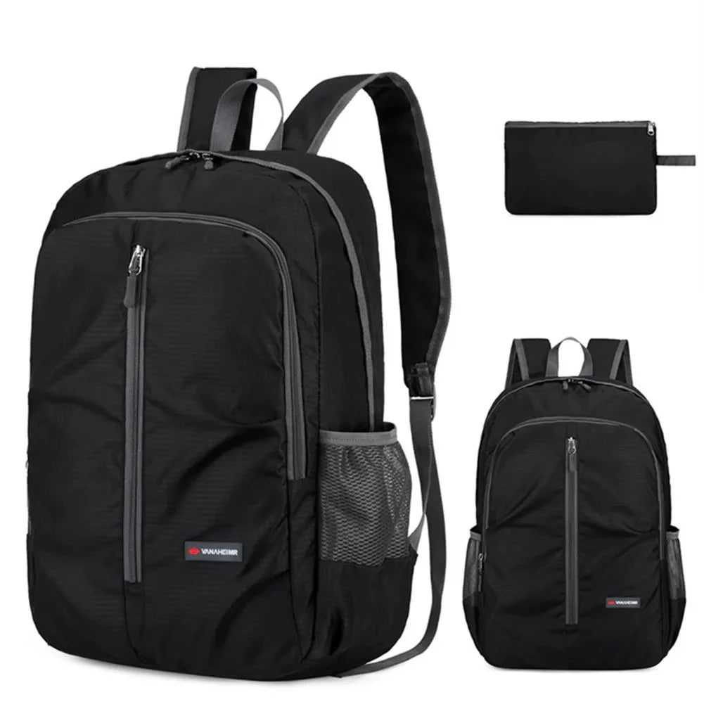 Luvikno | Trekparo Sammenleggbar Rygsekk | 30L Ultralett & Vanntett | For Fotturer, Camping & Reiser | Unisex Dagsekk