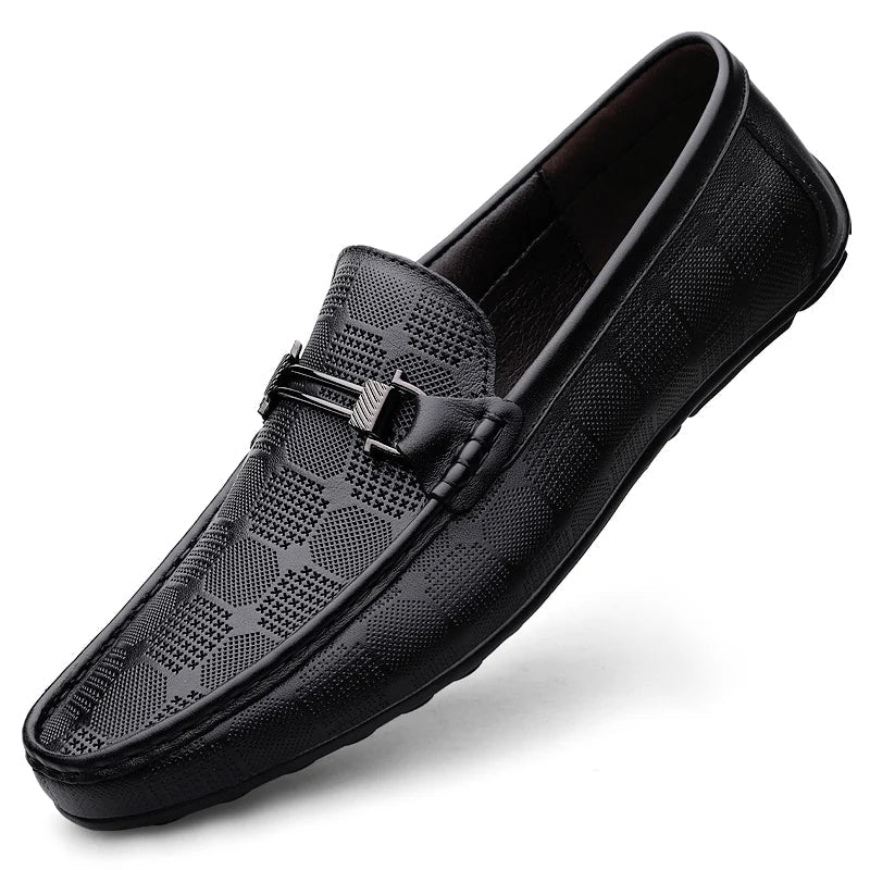 Luvik | Miesten loafers aidosta nahasta