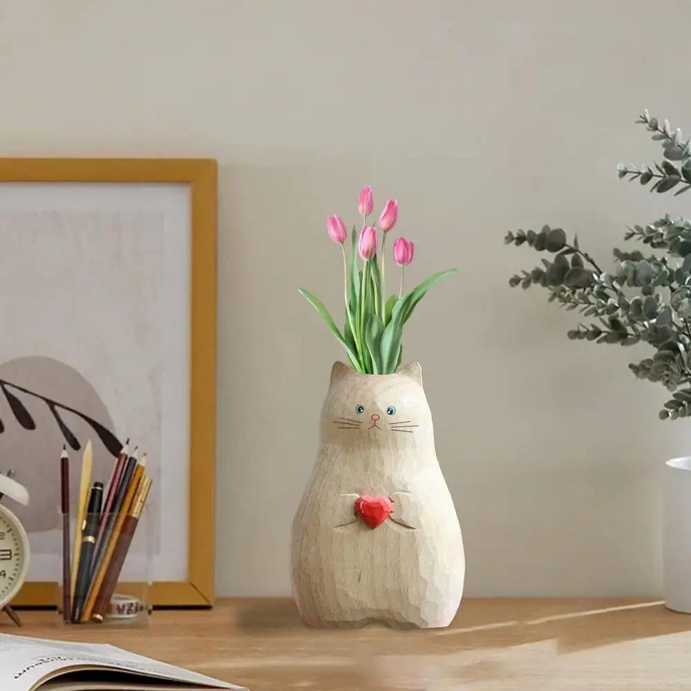 Søt katt blomsterkrukke