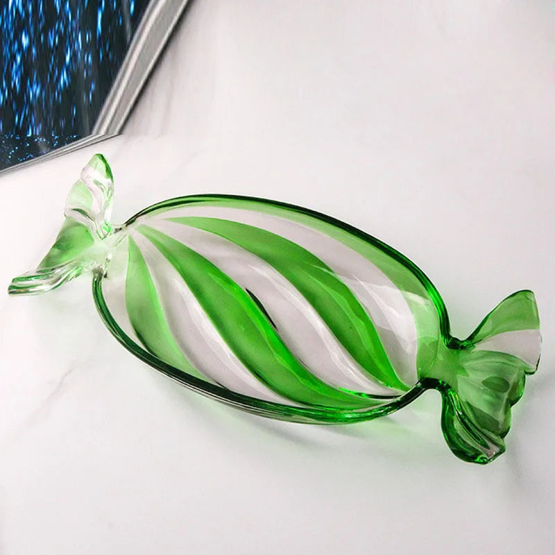 Candy-formet glass snacktallerken | Luvikno