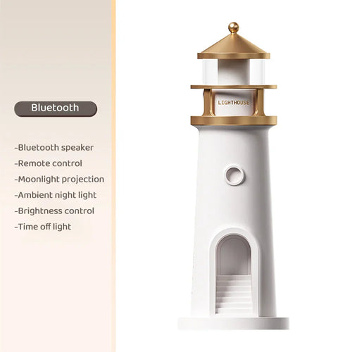 Lighthouse Ambient lys Luviknouetooth Musikk Dimmbar Prosjeksjon | Luvikno