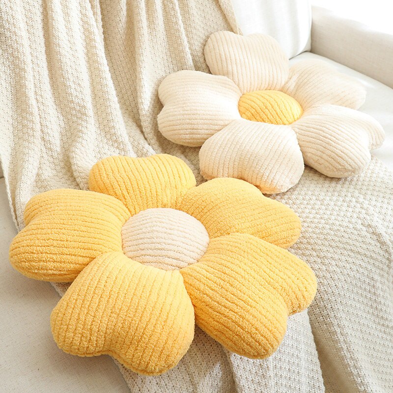 Fluffy Clover Flower Cushion | Luvikno