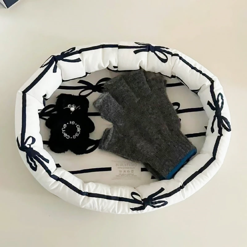 Ribbon Stripe Basket | Luvikno