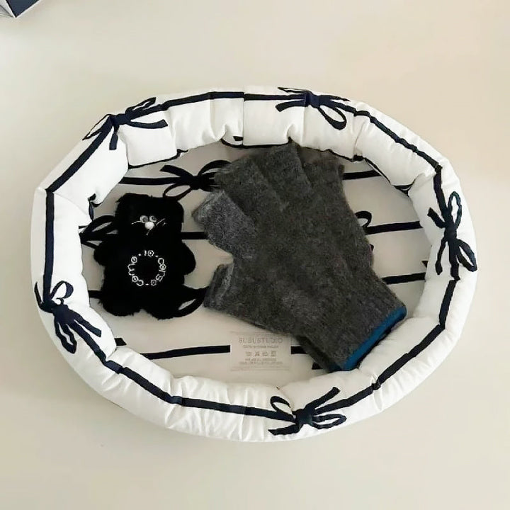 Ribbon Stripe Basket | Luvikno