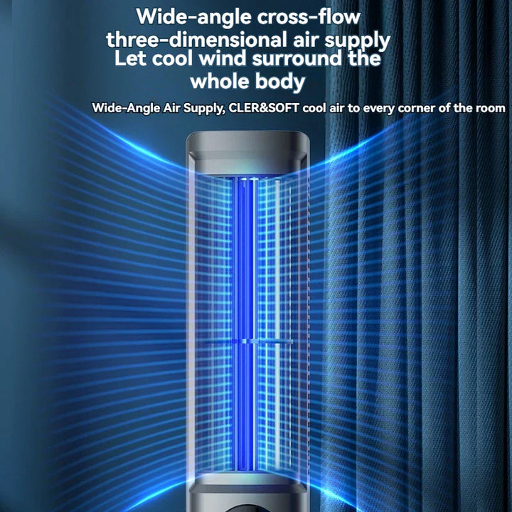 Towerless Ultra Cool Air Conditioning Desktop Fan | Luvikno