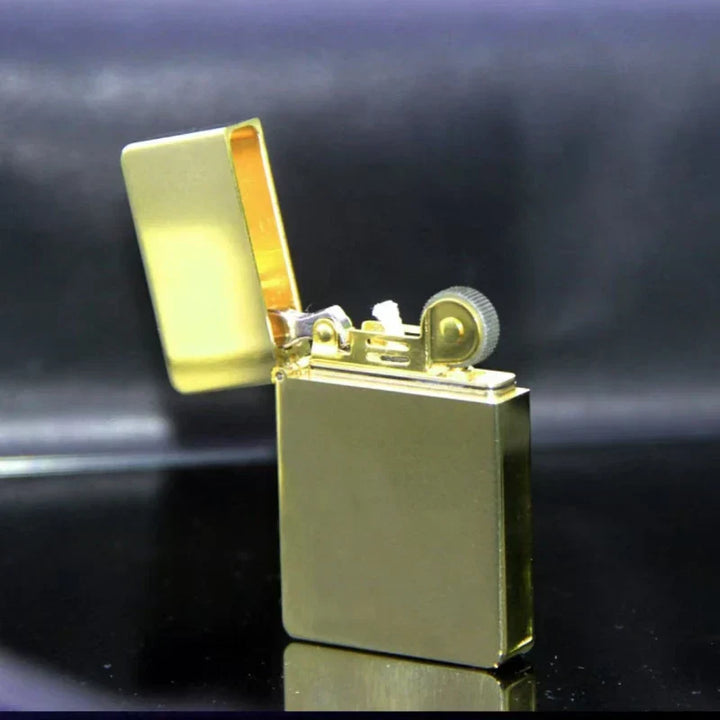 Klassisk Vintage Messing Vindproof Zippo | Luvikno