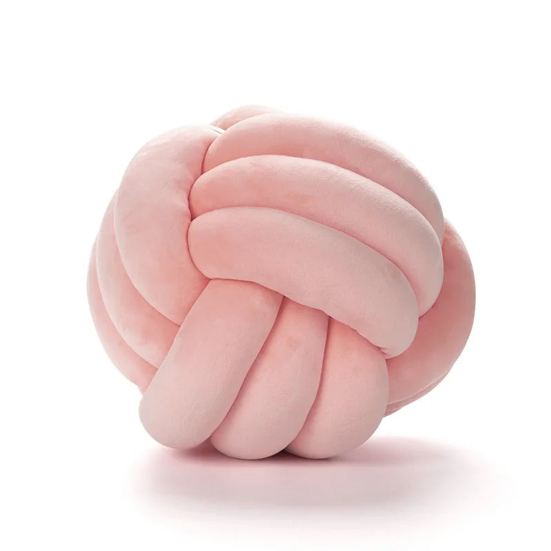 Plush Knot Cushion (Velour) | Luvikno