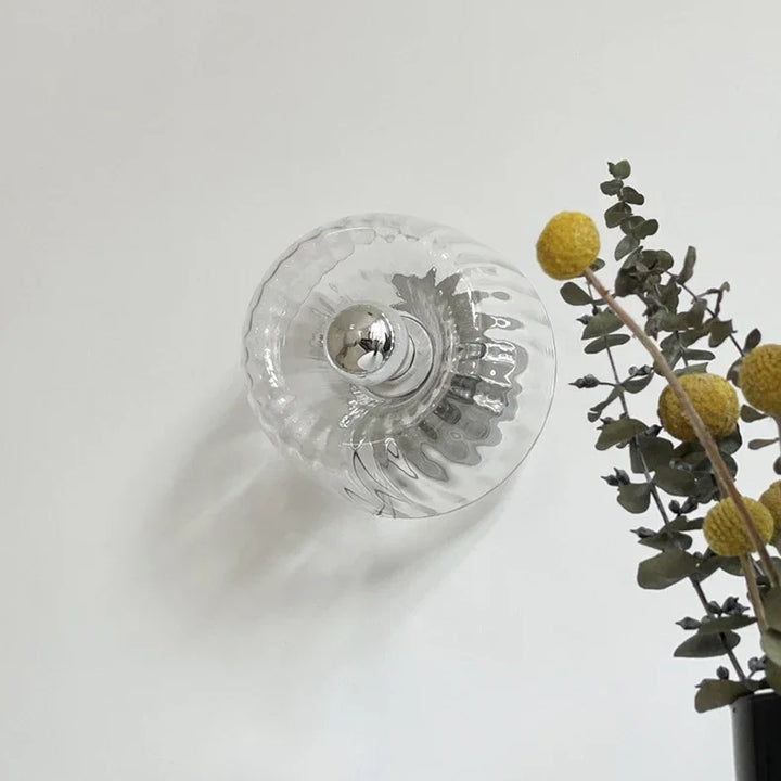 Skandinavisk Bauhaus Vegglampe laget av Glass, Moderne LED Vegglampe for Gang & Stue | Luvikno