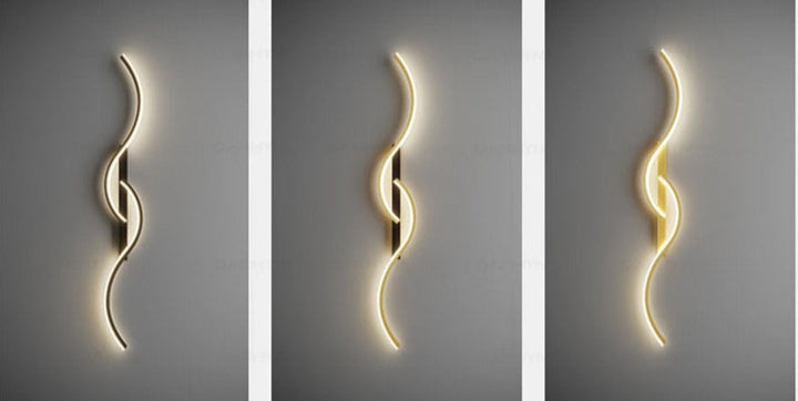 Luvikno | Moderne LED Vegglampe – Kunstnerisk Kombinasjon av Former