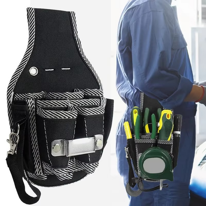 Ultimate Electrician's Tool Belt - Holdbar Nylon Livsorganisator for Profesjonelle Luvikno