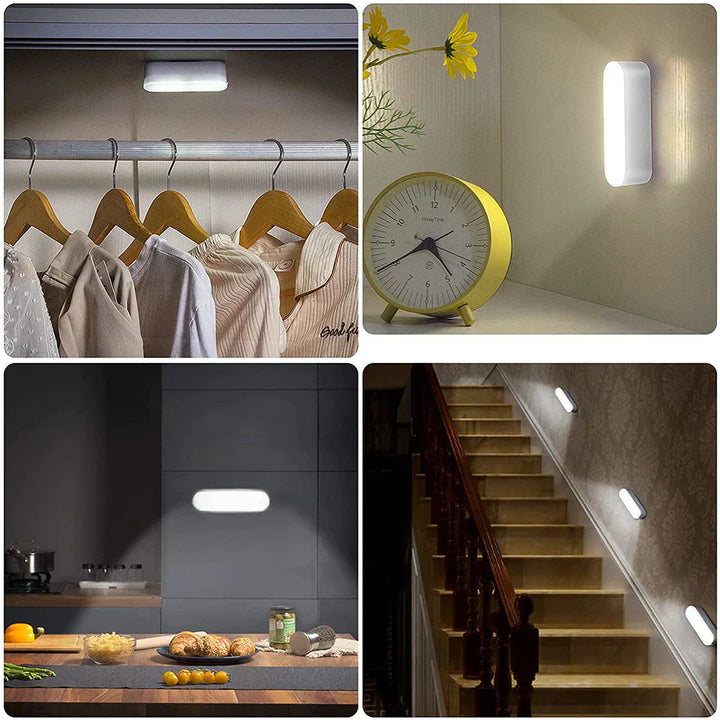 Oppladbar Minimalistisk Oval Vegglampe | Luvikno