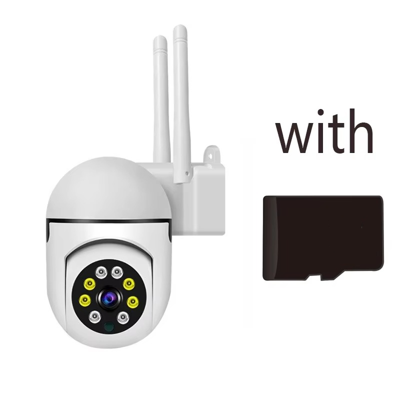 1080P PTZ WiFi sikkerhetskamera med lyd, 4X zoom, nattesyn, vanntett Luvikno