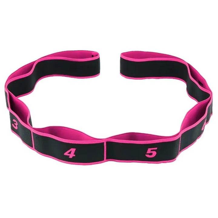 Yoga Stretch Strap with Loops for Pilates and Dance Luvikno