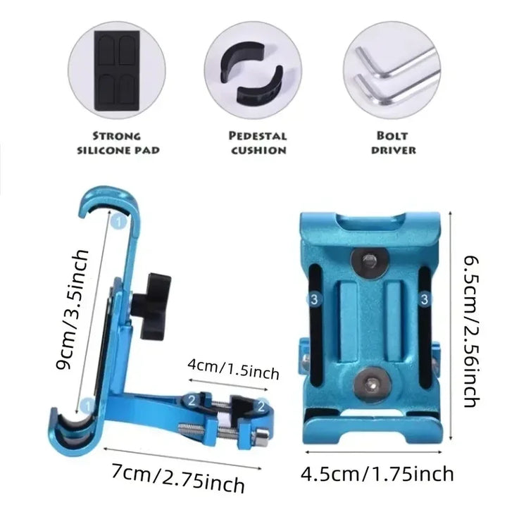 Motorsykkel telefonholder | Valgfri 360° roterbar | Luvikno