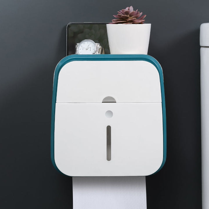Vegghengt baderomsorganisator Tissue Box Holder | Luvikno