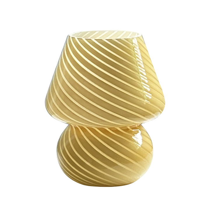 Luvikno | Murano Bordlampe - Unik Glass Sopp Bordlampe for Magisk Atmosfære