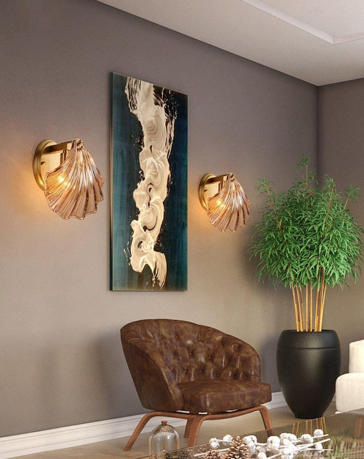 Shell vegglampe - Bring maritim eleganse inn i hjemmet | Luvikno