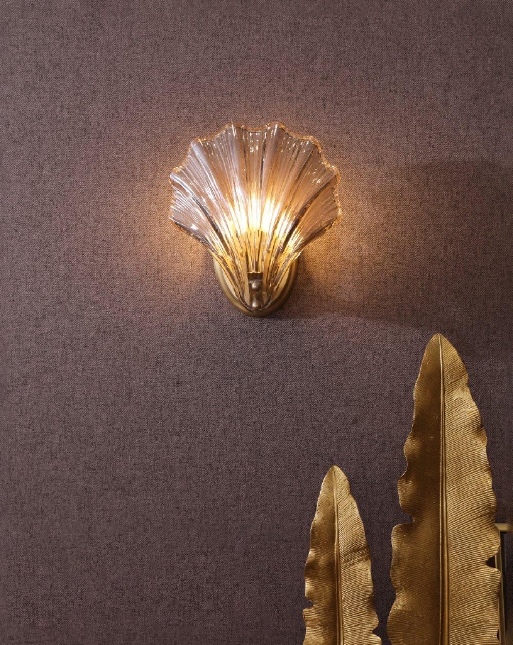 Shell vegglampe - Bring maritim eleganse inn i hjemmet | Luvikno