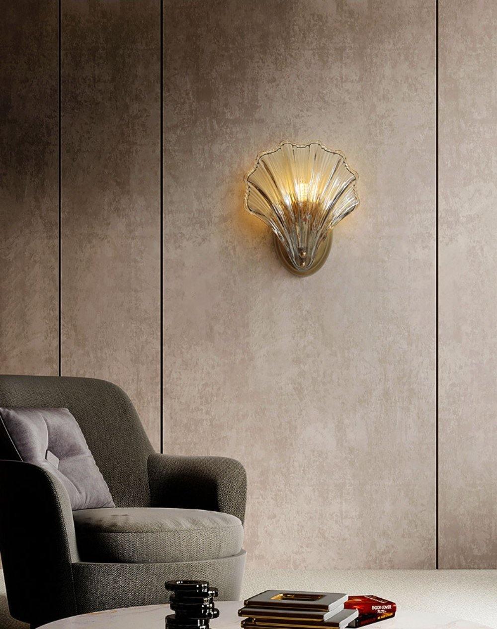 Shell vegglampe - Bring maritim eleganse inn i hjemmet | Luvikno