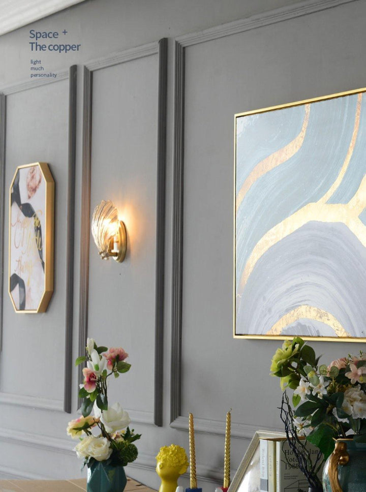 Shell vegglampe - Bring maritim eleganse inn i hjemmet | Luvikno